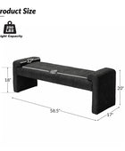 Vittoriano Upholstered Bed Foot Bench