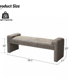 Vittoriano Upholstered Bed Foot Bench