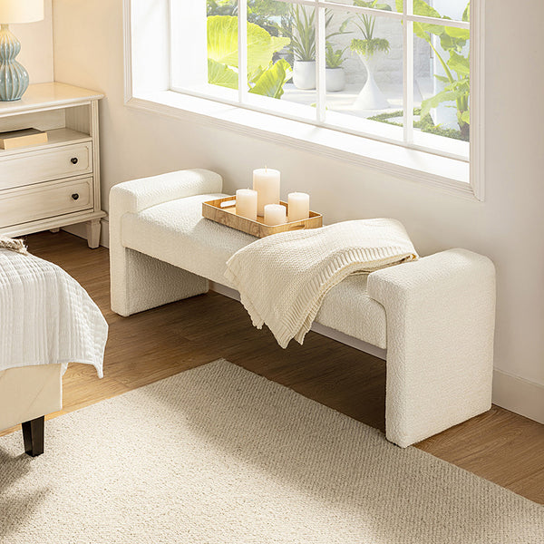 Vittoriano Upholstered Bed Foot Bench