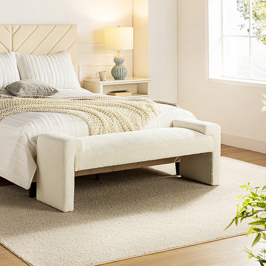 Upholstered Bed Foot Bench