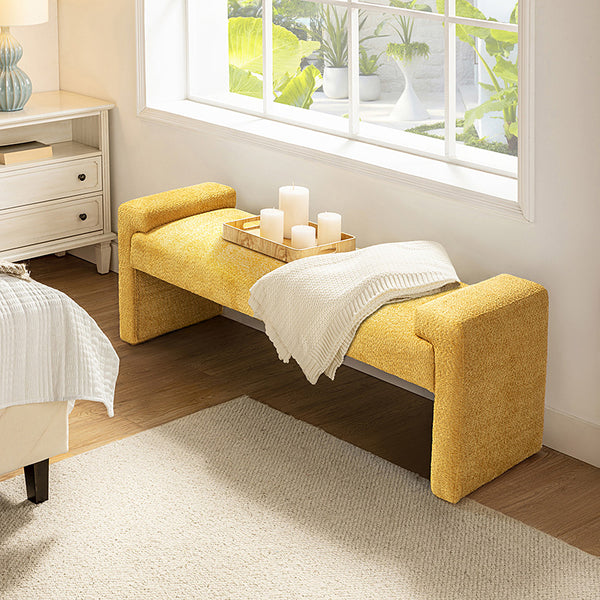 Vittoriano Upholstered Bed Foot Bench