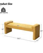 Vittoriano Upholstered Bed Foot Bench