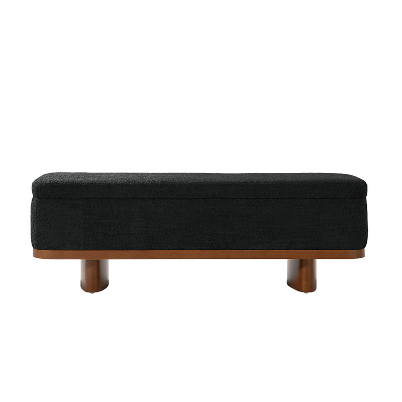 Claire Modern Chenille Upholstered Storage Bench