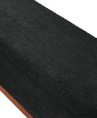 Claire Modern Chenille Upholstered Storage Bench