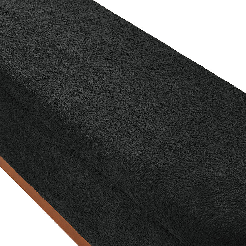 Claire Modern Chenille Upholstered Storage Bench