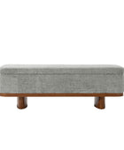 Claire Modern Chenille Upholstered Storage Bench