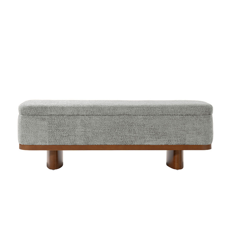 Claire Modern Chenille Upholstered Storage Bench