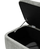 Claire Modern Chenille Upholstered Storage Bench