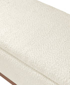Claire Modern Chenille Upholstered Storage Bench