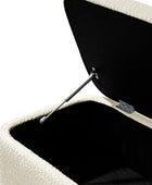 Claire Modern Chenille Upholstered Storage Bench