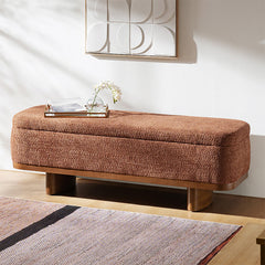 Claire Modern Chenille Upholstered Storage Bench