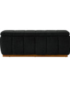 Modern Chenille Storage Bench - No-Assembly Upholstered Seat