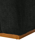 Modern Chenille Storage Bench - No-Assembly Upholstered Seat