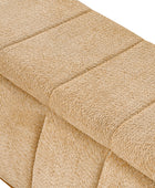 Modern Chenille Storage Bench - No-Assembly Upholstered Seat