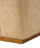 Modern Chenille Storage Bench - No-Assembly Upholstered Seat