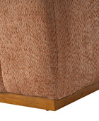 Modern Chenille Storage Bench - No-Assembly Upholstered Seat