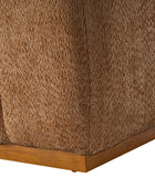 Modern Chenille Storage Bench - No-Assembly Upholstered Seat