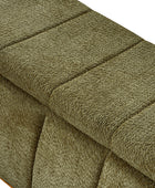 Modern Chenille Storage Bench - No-Assembly Upholstered Seat