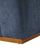 Modern Chenille Storage Bench - No-Assembly Upholstered Seat