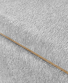 Modern Chenille Storage Bench with Hidden Seat Storage