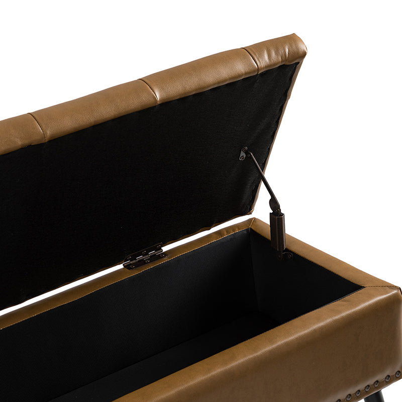Arnold Upholstered Flip Top Storage Bench