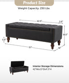 Eugen Upholstered Flip Top Storage Bench