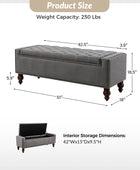 Eugen Upholstered Flip Top Storage Bench