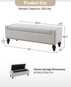 Eugen Upholstered Flip Top Storage Bench