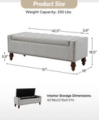 Eugen Upholstered Flip Top Storage Bench