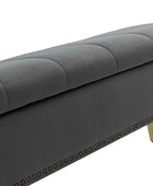 Egmund Upholstered Flip Top Storage Bench