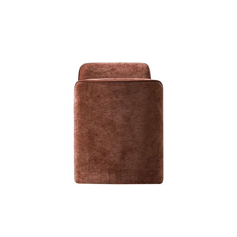 Diana 57" Wide Modern Chenille Upholstered Bench with Piped Edges and Foam Cushion