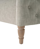 Octavia Upholstered Storage Bench with Turned Wood Legs