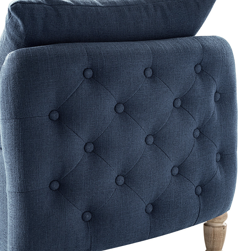 Octavia Upholstered Storage Bench with Turned Wood Legs