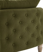 Octavia Upholstered Storage Bench with Turned Wood Legs