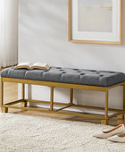 Rainald Versatile Minimalist Storage Bench with Removable Fabric Cover