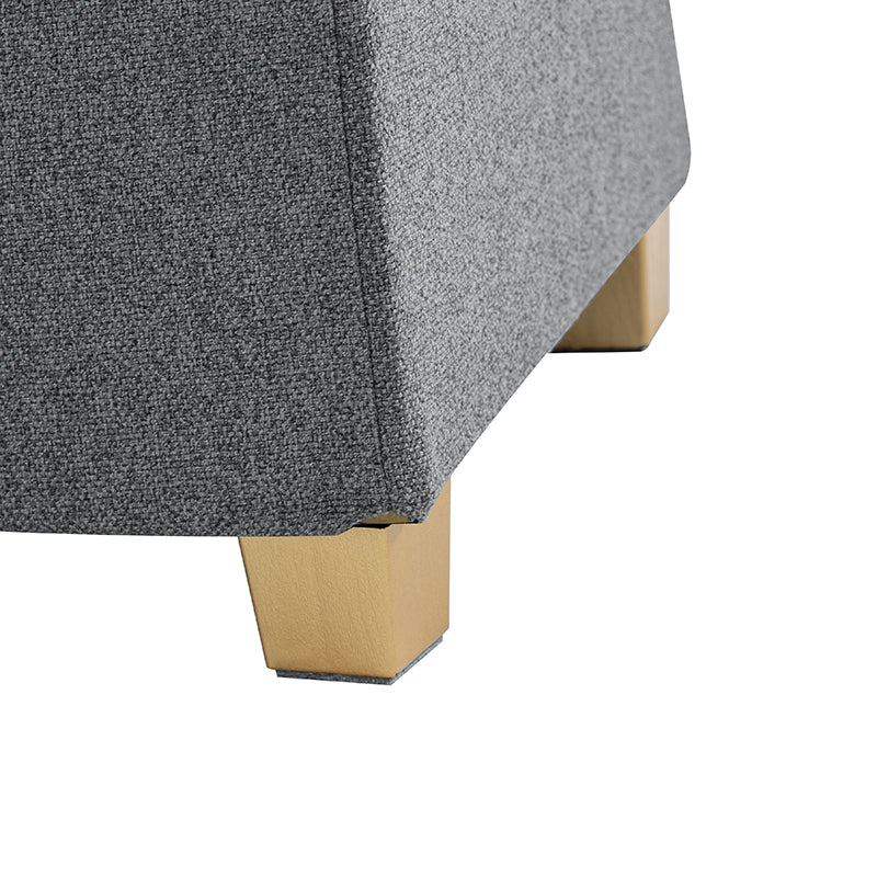 Rainald Versatile Minimalist Storage Bench with Removable Fabric Cover