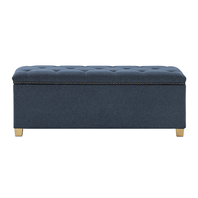 Rainald Versatile Minimalist Storage Bench with Removable Fabric Cover