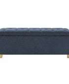 Rainald Versatile Minimalist Storage Bench with Removable Fabric Cover