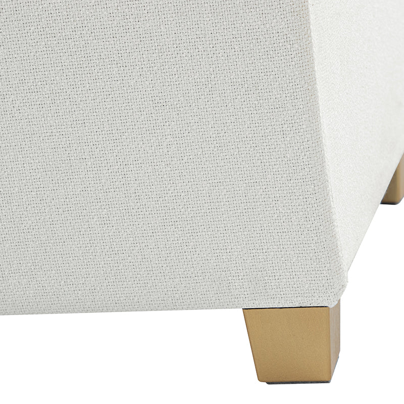 Rainald Versatile Minimalist Storage Bench with Removable Fabric Cover