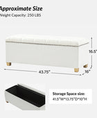 Rainald Versatile Minimalist Storage Bench with Removable Fabric Cover