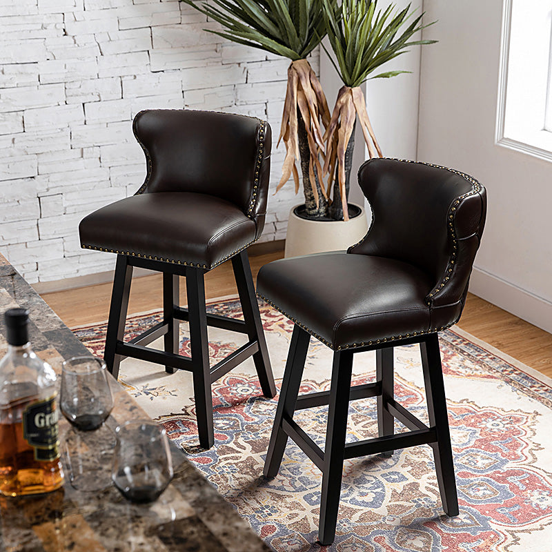 Johannes Swivel Bar & Counter Stool Set of 2