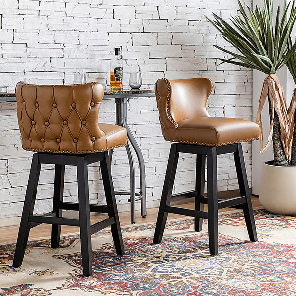 Johannes Swivel Bar & Counter Stool Set of 2