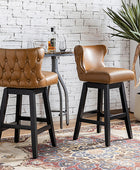 Johannes Swivel Bar & Counter Stool Set of 2