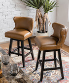 Johannes Swivel Bar & Counter Stool Set of 2