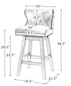 Johannes Swivel Bar & Counter Stool,Set of 2