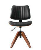 Griselda Adjustable Office Chair with Stable Wooden Structure & Ergonomic Backrest