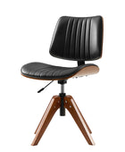 Griselda Adjustable Office Chair with Stable Wooden Structure & Ergonomic Backrest