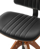 Griselda Adjustable Office Chair with Stable Wooden Structure & Ergonomic Backrest