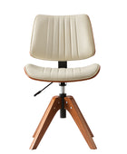 Griselda Adjustable Office Chair with Stable Wooden Structure & Ergonomic Backrest