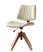 Griselda Adjustable Office Chair with Stable Wooden Structure & Ergonomic Backrest